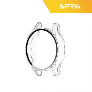 کاور اسپریگ مدل Hard Guard مناسب برای ساعت هوشمند سامسونگ Galaxy Watch 4 44mm به همراه محافظ صفحه نمایش