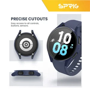 کاور اسپریگ مدل SPG Case مناسب برای ساعت هوشمند سامسونگ Galaxy Watch 4 40mm به همراه محافظ صفحه نمایش
