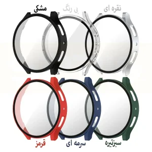 کاور اسپریگ مدل PC Guard Bump مناسب برای ساعت هوشمند سامسونگ Galaxy Watch 7 40mm به همراه محافظ صفحه نمایش