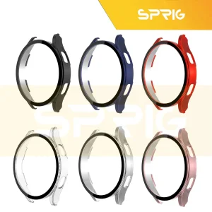 کاور اسپریگ مدل PC-Bumper مناسب برای ساعت هوشمند سامسونگ Galaxy Watch 5 44mm به همراه محافظ صفحه نمایش