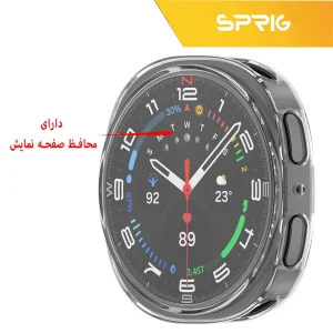 کاور اسپریگ مدل JellSP مناسب برای ساعت هوشمند سامسونگ Galaxy Watch 9 44mm