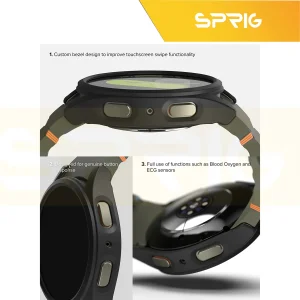 کاور اسپریگ مدل SPG-NGL مناسب برای ساعت هوشمند سامسونگ Galaxy Watch 7 40mm