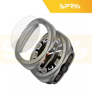 کاور اسپریگ مدل SPG Case مناسب برای ساعت هوشمند سامسونگ Galaxy Watch Ultra 47mm به همراه محافظ صفحه نمایش