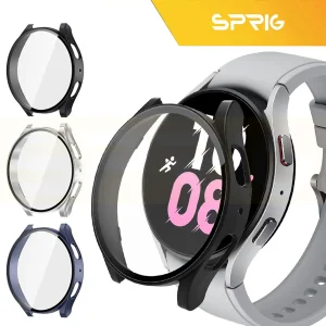 کاور اسپریگ مدل Protective مناسب برای ساعت هوشمند سامسونگ Galaxy Watch 4 40mm به همراه محافظ صفحه نمایش
