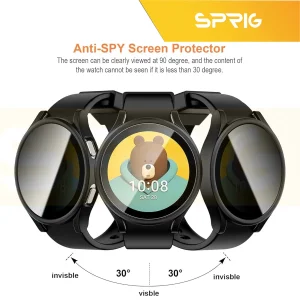 کاور اسپریگ مدل Privacy Guard مناسب برای ساعت هوشمند سامسونگ Galaxy Watch 7 44mm