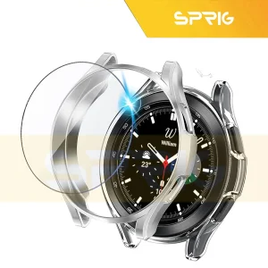 کاور اسپریگ مدل Guardians مناسب برای ساعت هوشمند سامسونگ Galaxy Watch 4 Classic 46mm به همراه محافظ صفحه نمایش