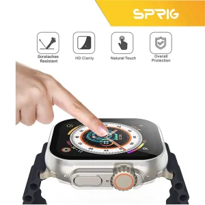 کاور اسپریگ مدل SP-360 مناسب برای ساعت هوشمند ویرفیت HK9 Ultra 2 Max به همراه محافظ صفحه نمایش