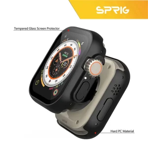 کاور اسپریگ مدل SP-360 مناسب برای ساعت هوشمند ویرفیت HK9 Ultra 2 Max به همراه محافظ صفحه نمایش