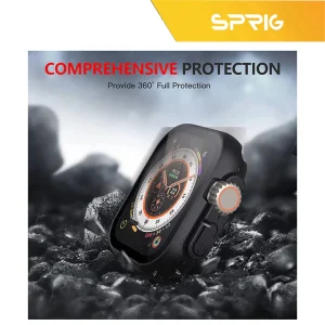 کاور اسپریگ مدل SP-360 مناسب برای ساعت هوشمند ویرفیت HK9 Ultra 2 Max به همراه محافظ صفحه نمایش