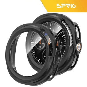 کاور اسپریگ مدل HD PCGLS مناسب برای ساعت هوشمند سامسونگ Galaxy Watch 8 Classic 46mm به همراه محافظ صفحه نمایش