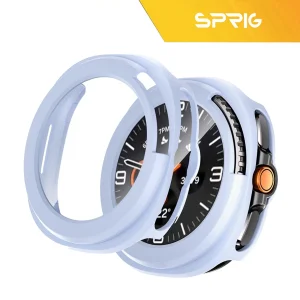 کاور اسپریگ مدل HD PCGLS مناسب برای ساعت هوشمند سامسونگ Galaxy Watch 8 Classic 46mm به همراه محافظ صفحه نمایش
