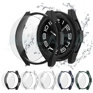 کاور آکوآرا مدل Full Protection Guard مناسب برای ساعت هوشمند سامسونگ Galaxy watch 4 Classic 46mm به همراه محافظ صفحه نمایش