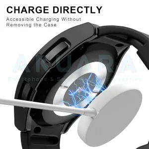 کاور آکوآرا مدل Full Protection Guard مناسب برای ساعت هوشمند سامسونگ Galaxy watch 4 Classic 46mm به همراه محافظ صفحه نمایش