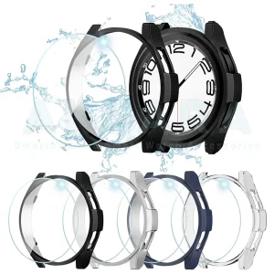 کاور آکوآرا مدل Full Protection Guard مناسب برای ساعت هوشمند سامسونگ Galaxy watch 4 Classic 46mm به همراه محافظ صفحه نمایش