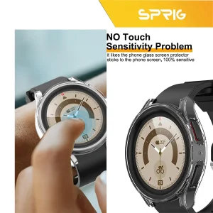 کاور اسپریگ مدل Colorless مناسب برای ساعت هوشمند سامسونگ Galaxy Watch 5 pro 45mm