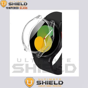کاور آلتیمیت شیلد مدل PC-Bumper-UL مناسب برای ساعت هوشمند سامسونگ Galaxy Watch 5 40mm به همراه محافظ صفحه نمایش