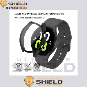 کاور آلتیمیت شیلد مدل PC-Bumper-UL مناسب برای ساعت هوشمند سامسونگ Galaxy Watch 5 40mm به همراه محافظ صفحه نمایش
