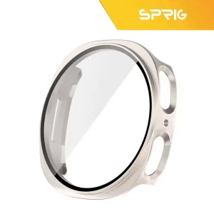 کاور اسپریگ مدل HD PCGLS مناسب برای ساعت هوشمند سامسونگ Galaxy Watch 8 44mm به همراه محافظ صفحه نمایش