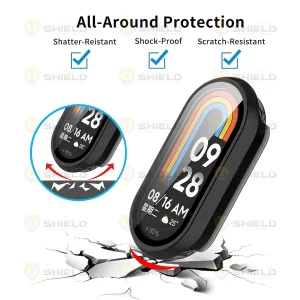 کاور آلتیمیت شیلد مدل Hard PC مناسب برای ساعت هوشمند شیائومی Mi band 10 12mm