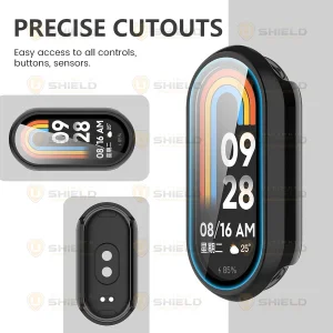 کاور آلتیمیت شیلد مدل Hard PC مناسب برای ساعت هوشمند شیائومی Mi band 10 12mm