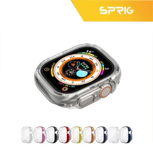 کاور اسپریگ مدل SP-360 مناسب برای ساعت هوشمند الترا HK8 pro max به همراه محافظ صفحه نمایش