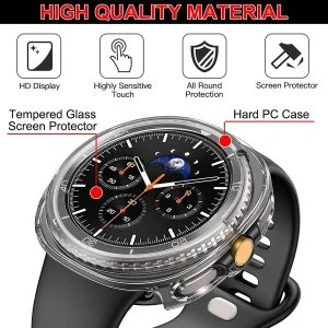 کاور آکوآرا مدل GRDH مناسب برای ساعت هوشمند سامسونگ Galaxy Watch 8 Classic 46mm