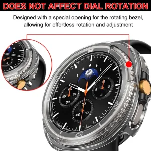 کاور آکوآرا مدل GRDH مناسب برای ساعت هوشمند سامسونگ Galaxy Watch 8 Classic 46mm