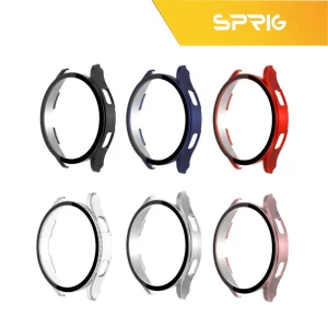 کاور اسپریگ مدل SPG Case مناسب برای ساعت هوشمند سامسونگ Galaxy Watch 5 44mm به همراه محافظ صفحه نمایش