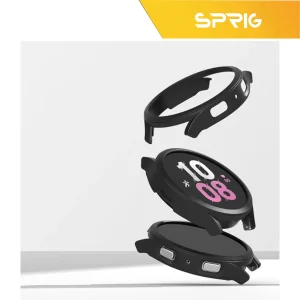 کاور اسپریگ مدل SPG Case مناسب برای ساعت هوشمند سامسونگ Galaxy Watch 5 44mm به همراه محافظ صفحه نمایش