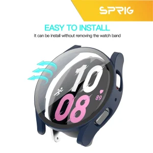 کاور اسپریگ مدل SPG Case مناسب برای ساعت هوشمند سامسونگ Galaxy Watch 5 44mm به همراه محافظ صفحه نمایش