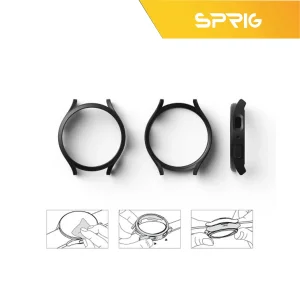 کاور اسپریگ مدل SPG Case مناسب برای ساعت هوشمند سامسونگ Galaxy Watch 5 44mm به همراه محافظ صفحه نمایش