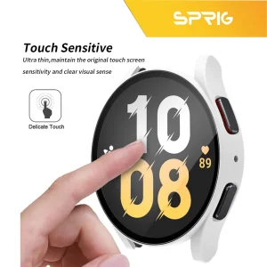 کاور اسپریگ مدل SPG Case مناسب برای ساعت هوشمند سامسونگ Galaxy Watch 5 44mm به همراه محافظ صفحه نمایش
