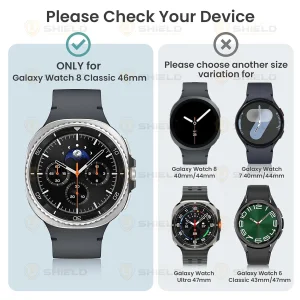 کاور آلتیمیت شیلد مدل Hard PC مناسب برای ساعت هوشمند سامسونگ Galaxy Watch 8 Classic 46mm