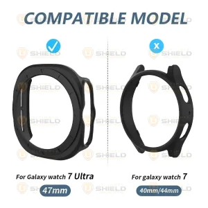 کاور آلتیمیت شیلد مدل Hard PC مناسب برای ساعت هوشمند سامسونگ Galaxy Watch 7 Ultra 47mm