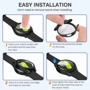 کاور لیتوو مدل Protector مناسب برای ساعت هوشمند سامسونگ Galaxy Watch 7 40mm به همراه محافظ صفحه نمایش