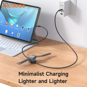 کابل شارژ USB-C مک دودو مدل CA-417 مناسب برای ساعت هوشمند سامسونگ Galaxy Watch 4-6 Fit2/3  5Pro 4/6Classic