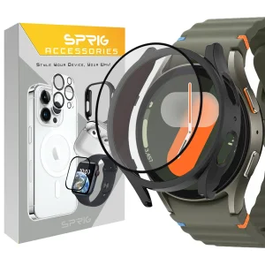 کاور اسپریگ مدل SPG مناسب برای ساعت هوشمند سامسونگ Galaxy Watch 7 44mm به همراه محافظ صفحه نمایش