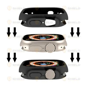 کاور آلتیمیت شیلد مدل Jelly Shield UL مناسب برای ساعت هوشمند هاینو تکو T92 Ultra max / T93 Ultra max / T94 Ultra max  / T89 Ultra max / T99 Ultra max به همراه محافظ صفحه نمایش