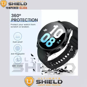 کاور آلتیمیت شیلد مدل PC-Bumper-UL مناسب برای ساعت هوشمند سامسونگ Galaxy Watch 5 44mm به همراه محافظ صفحه نمایش
