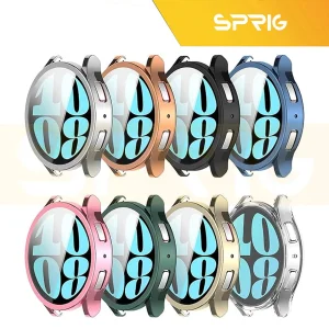 کاور اسپریگ مدل Protective مناسب برای ساعت هوشمند سامسونگ Galaxy Watch 5 40mm به همراه محافظ صفحه نمایش