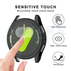 کاور آکوآرا مدل Full Protection Guard مناسب برای ساعت هوشمند سامسونگ Galaxy Watch 4 44mm