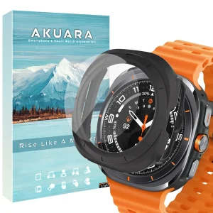 کاور آکوآرا مدل Full Protection Guard مناسب برای ساعت هوشمند سامسونگ Galaxy watch 7 ultra 47mm به همراه محافظ صفحه نمایش