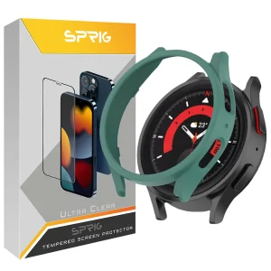 کاور اسپریگ مدل SPG مناسب برای ساعت هوشمند سامسونگ Galaxy Watch 5 Pro 45mm به همراه محافظ صفحه نمایش