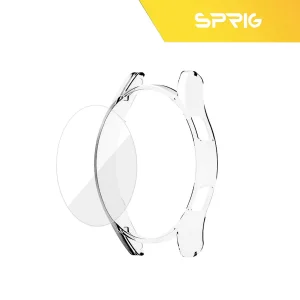 کاور اسپریگ مدل PC Guard Bump مناسب برای ساعت هوشمند سامسونگ Galaxy Watch 4 Classic 46mm به همراه محافظ صفحه نمایش