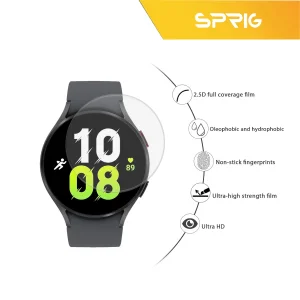 کاور اسپریگ مدل PC Guard Bump مناسب برای ساعت هوشمند سامسونگ Galaxy Watch 4 Classic 46mm به همراه محافظ صفحه نمایش
