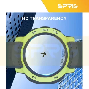 محافظ صفحه نمایش شیشه ای اسپریگ مدل SH-SP مناسب برای ساعت هوشمند گارمین Instinct 2 Solar بسته سه عددی