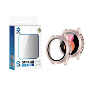 کاور لیتوو مدل Protector مناسب برای ساعت هوشمند سامسونگ Galaxy Watch 4 40mm / Watch 5 40mm به همراه محافظ صفحه نمایش