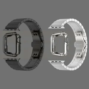 بند اسپریگ مدل Simple Link Lux مناسب برای اپل واچ سری 4/5/6/SE سایز 40mm به همراه کاور