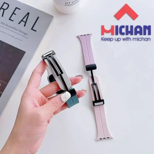 بند میچان مدل Magnetic 2c مناسب برای اپل واچ 41/40/38 میلیمتر