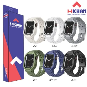 بند میچان مدل G-SHOCK مناسب برای اپل واچ سری SE/4/5/6 سایز 44/45 میلی متری